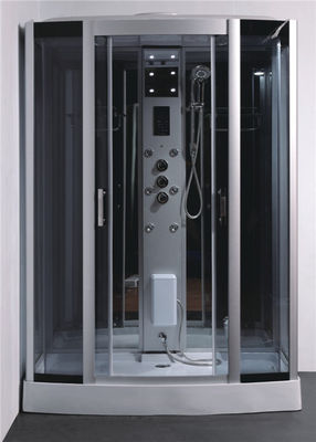 Baquet de douche de vapeur de rectangle de verre trempé combiné avec commandé par ordinateur