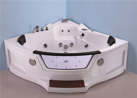 Baignoire de tourbillon de coin de forme de quart de cercle pour le petit matériel d'ABS de salle de bains