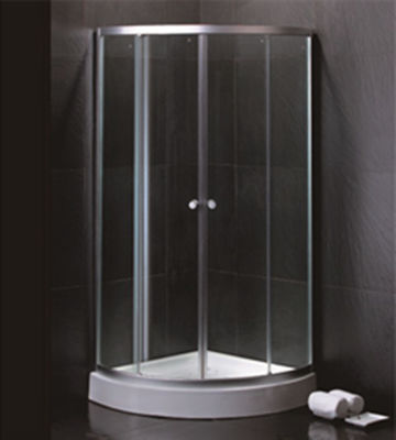 Clôtures et plateau de douche de 800 x 800 quarts de cercle avec les bandes magnétiques solides solubles glissant la poignée