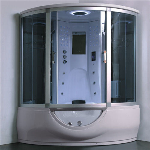 Baignoire de luxe de douche de vapeur combinée avec le baquet de station thermale, unités à la maison de douche de vapeur