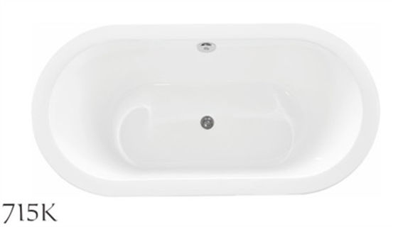 Surface solide de trempage libre de luxe de baignoires 2 ans de garantie fournisseur